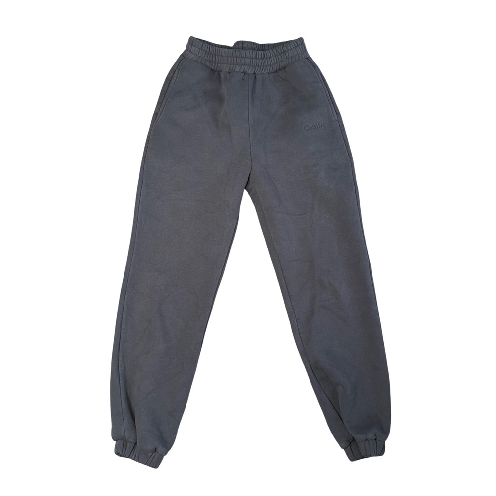 Comfrt Joggers Women Small Charcoal Grey Excellent High Waisted Sweatpants